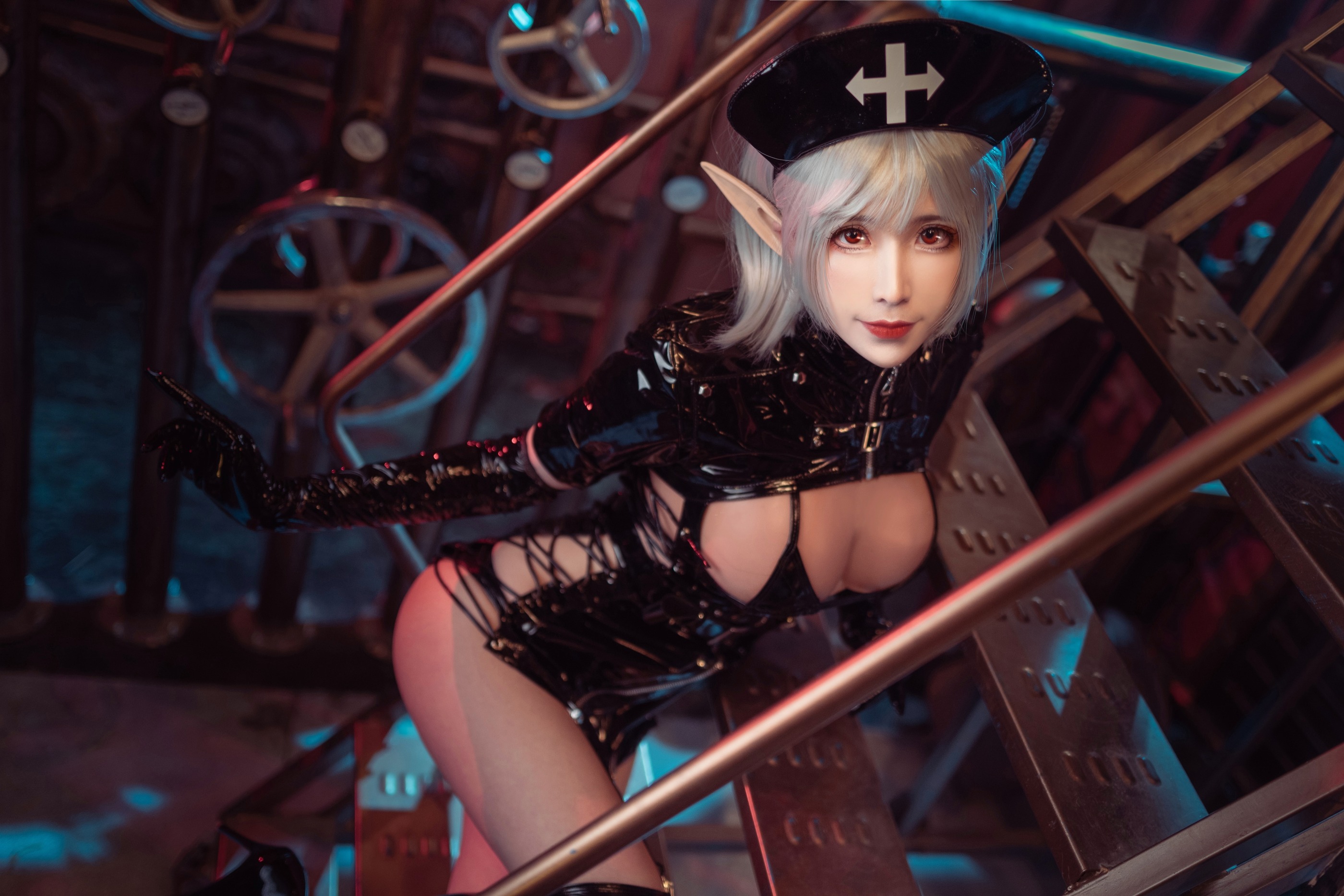 图片[1]-翎柒菜菜 – NO.007 暗黑护士[23P]-XikXak